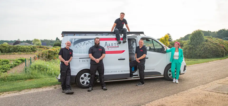 Het team van Aarts Installaties Het team van Aarts Installaties